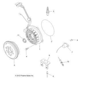 Polaris Plate Assembly, Genuine OEM Part 3089959, Qty 1 - Picture 1 of 1