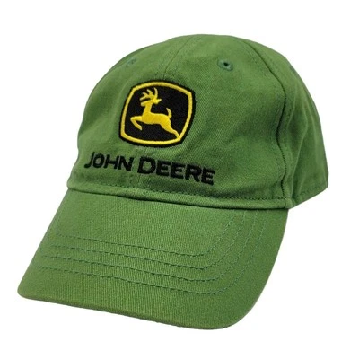 Gorra de béisbol oficial John Deere para niños pequeños talla única verde bordado logotipo ajustable sombrero Foto 1 de 4