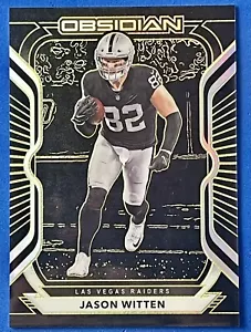 2020 Obsidian Electric Etch Yellow Jason Witten 19/25 #23 Raiders Cowboys - Bild 1 von 3