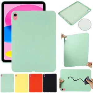 Liquid Silicone Case Cover For iPad 10/9/8/7/6/5th Gen Mini 6 Air 5 Pro 11 12.9 - Picture 1 of 52