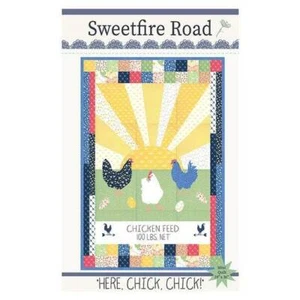 Moda HERE, CHICK, CHICK! Quilt Pattern SFR 0001 - 24" x 36" - Sweetfire Road - Picture 1 of 2