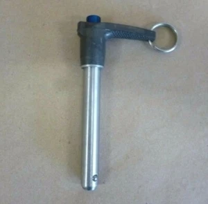 1/2" X 3" GRIP 17-4 STAINLESS STEEL AVIBANK BALL LOCK QUICK RELEASE PIN (L HDL) - Picture 1 of 3