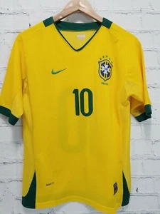 Camiseta de fútbol Brasil CBF para hombre NikeFit talla P, Cárdenas #9 amarilla, C4 - Imagen 1 de 8