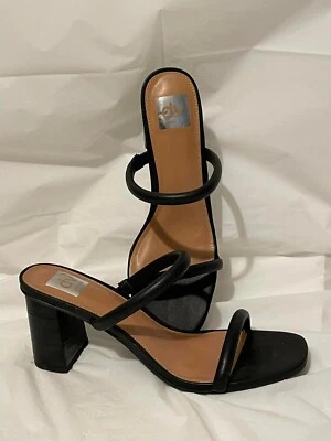 Dolce Vita Women's Black Size 11 Block Heel Slip On Sandals Shoes New No Box - Image 1 of 4