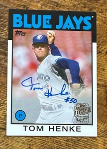 2020 Topps Archives Fan Favorites Autographs #FFATHE Tom Henke #X14460 - Picture 1 of 2