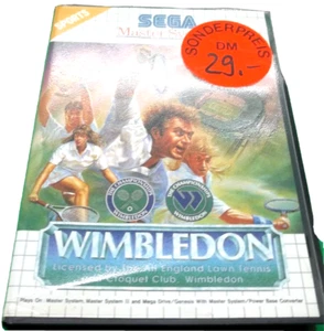 Sega Master System Game #WIMBLEDON Originalkarton ohne Anleitung -Zustand OK - Picture 1 of 2