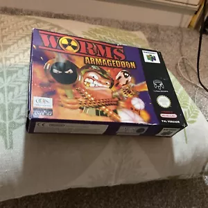 Worms Armageddon Nintendo N64 Boxed and Complete Pal Good Condition - Picture 1 of 10