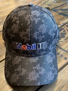 NWT Mobile 1 - 100 Camo Emb cap hat. adjustable A15 - Picture 1 of 4
