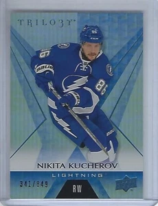 2016-17 Upper Deck Trilogy Rainbow Blue #29 Nikita Kucherov 341/289 - Picture 1 of 1