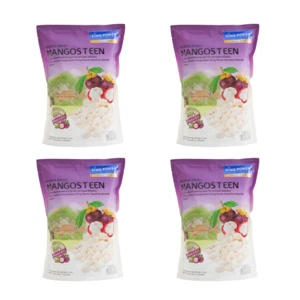 King Power Freeze-Dried MangosteenThai Snack Fruit Crispy Natural 100g x 4 - Picture 1 of 8
