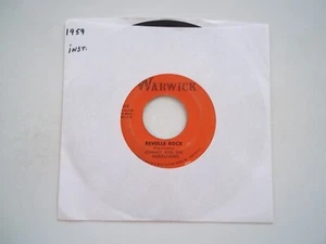 JOHNNY AND THE HURRICANES Reveille Rock; Time Bomb 45 RPM 7" Record 1959 WARWICK - Picture 1 of 8
