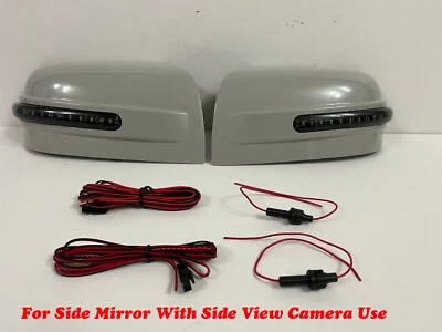 Side Mirror Cover W/LED Turning light For '2009-'2013 Nissan Rogue Unpainted Foto 1 de 4