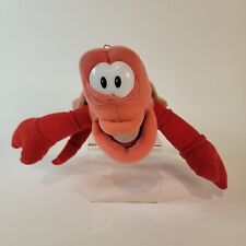 Vintage Disney Little Mermaid Sebastian Crab Plush 90’s Stuffed Animal 8"