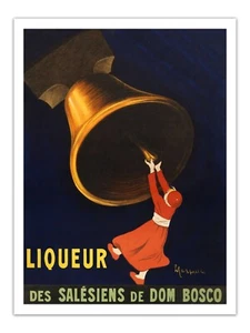 Angelus, liqueur des Salésiens de Dom Bosco CAPPIELLO 1910 Poster Art Print - Picture 1 of 2