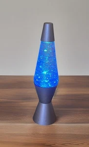 Original LAVA LAMP Vortex Swirling Star Glitter Color Changing Lamp Blue Green + - Picture 1 of 12