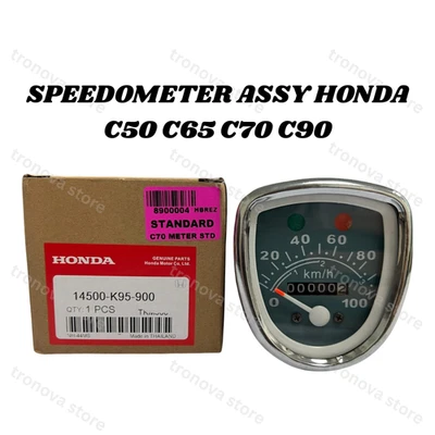 Conjunto velocímetro pasaporte Honda C50 C65 C70 C90 Super Cub - repuesto nuevo Foto 1 de 4
