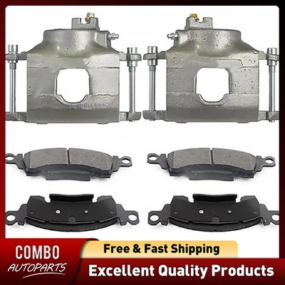 Pinzas de freno delanteras + pastillas de freno para Chevy K10 Suburban 4x4 1979 1981 1983 1986 Foto 1 de 4