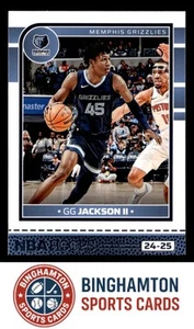 2024-25 Hoops #106 GG Jackson II Memphis Grizzlies - Picture 1 of 2