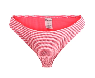 БЕЗ ГРАНИЦ бикини низ XL 16-18 уголь пламени в полоску гофрированный высоты ноги новый с Ярлыками - Изображение 1 из 4