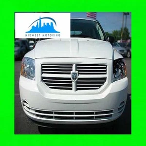 2007-2012 DODGE CALIBER CHROME TRIM FOR GRILL GRILLE 5YR WARRANTY 07 08 09 10 11 - Picture 1 of 5