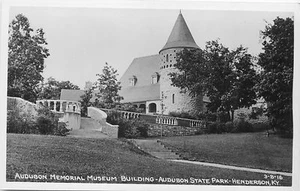 W.M. Cline RPPC Postcard Memorial Museum Audubon, Henderson Kentucky 3-B-16 - Picture 1 of 2