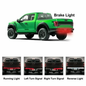 3528 Tailgate Light Strip Turn Signal Brake Reverse Lamp Bar Red/White 1.2m 1.5m - Picture 1 of 17