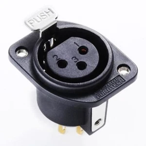 FT-786F(R) Official FURUTECH high-end grade XLR socket female rhodium plating ♪♪ - Picture 1 of 1