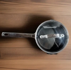 EMERIL LAGASSE Pot Hard Anodized Non-Stick 1.5 Qt Sauce Pan w/Glass Lid #3178 - Picture 1 of 16