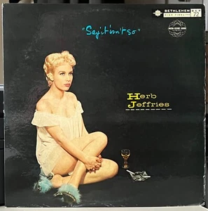 1957 Herb Jeffries “Say It Isn’t So” LP • ultrasonically cleaned • Barbara Eden - Picture 1 of 4