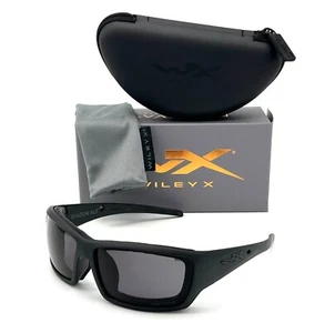 WILEY X SHADOW ALT Matte Black / Captivate Gray Polarized 65mm Sunglasses - Picture 1 of 5