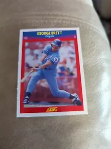B99a #76 George Brett Kansas City Royals, 1990 Score Superstar - Picture 1 of 2