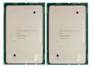 Matched Pair Intel Xeon Platinum 8158 12-Core 3GHz SR3B7 Server CPU Processor