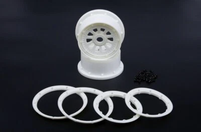 Nylon Radnabe & Beadlocks Felgen Kit für 1/5 Losi 5ive-t RV lt SLT Baja 4wb - Bild 1 von 3