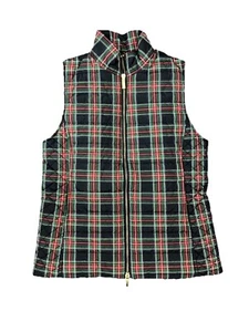 NWT - Vineyard Vines Tartan Plaid Puffer Vest - Size XXS - Picture 1 of 9