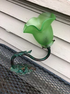 Antique Architectural Salvage French Wall Sconce, Old North Wind, Boreas - Picture 1 of 7