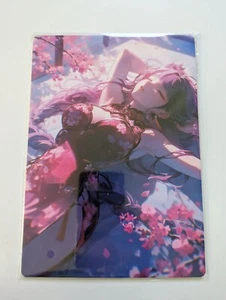 Raiden Shogun Genshin Impact Don't Miss Spring Goddess Story Waifu A5 Karte - Bild 1 von 1