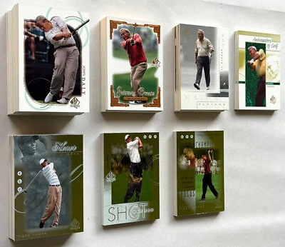 2001 UD SP Authentic GOLF Base set #1-44 & #90-135 + 3 insert subsets (131 card) - Image 1 of 4