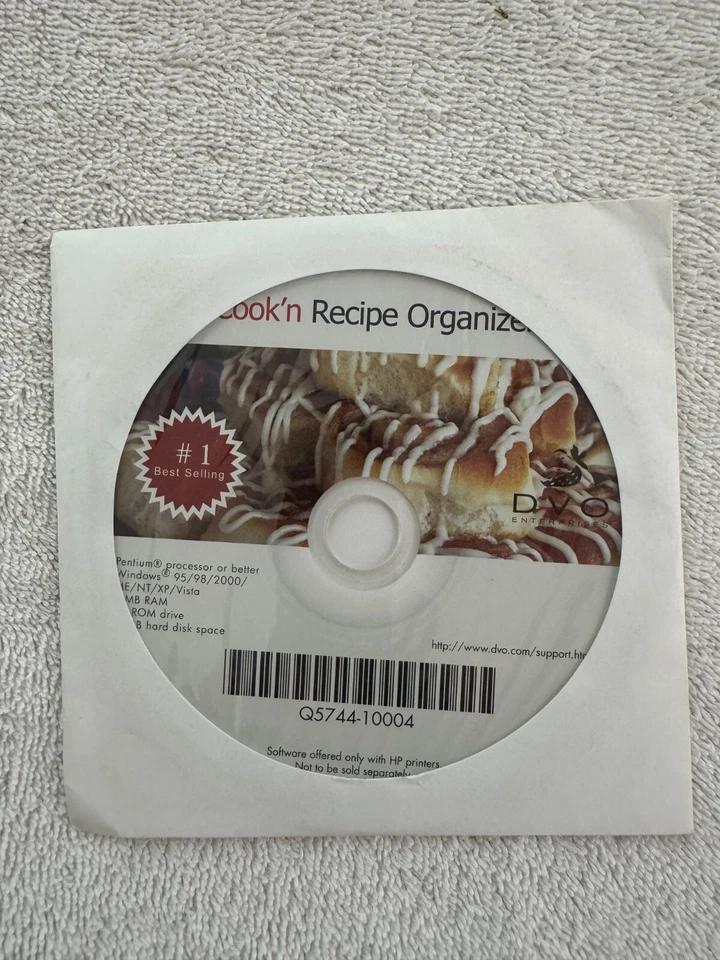 Cook'n Recipe Organizer 2006 Windows 95/98/2000/Me/NT/XP/Vista - Image 1 of 1