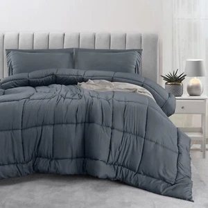 Utopia Bedding King/California King Size Comforter Set with 2 Pillow Shams - - Picture 1 of 8