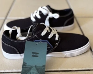 Zapatillas de lona negras Toms Ortholite Carlo para hombre talla US7 UK6 25 CM - NUEVAS - Imagen 1 de 8