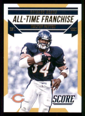 2015 Score All-Time Franchise Gold #1 Walter Payton - Image 1 of 2