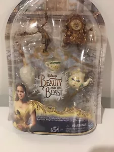 TOTALMENTE NUEVO Disney La Bella y la Bestia Castillo Amigos Colección 5 Figuras Juego de Juguete - Imagen 1 de 9