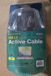 Monoprice USB 3.0 Five Meter Active Cable - Picture 1 of 2