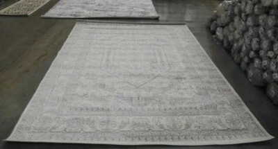 Alfombra Mancha Trasera Marfil/Plata 8' X 10', Precio Reducido 1172618534 ADR108B-8 Foto 1 de 4