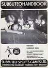 Subbuteo Hand Book Booklet World Cup 1974