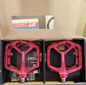 RaceFace Atlas Aluminum Red Flatform Pedal MTB BMX 9/16" NO PACKAGE - Picture 1 of 5