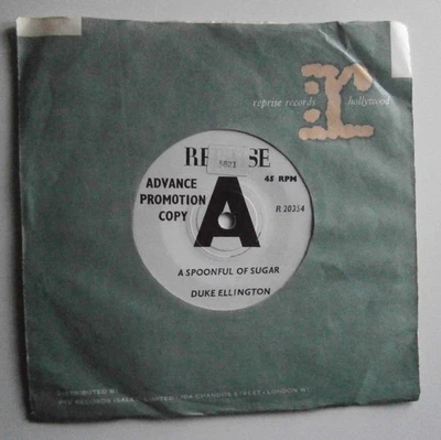 DUKE ELLINGTON: A SPOONFUL OF SUGAR (Reprise)  1964 Promo 7" Single - Image 1 of 2