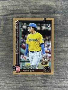 2025 Topps Update RC Marcelo Mayer /2025 Gold Rookie Debut RED SOX - Bild 1 von 2
