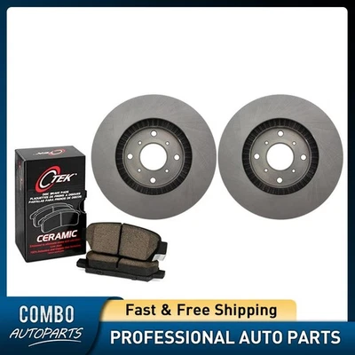 Juego de pastillas de freno de disco delanteras rotor para Honda Prelude 1993-1996 Foto 1 de 4