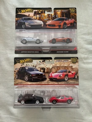 Hot Wheels - 2 x 2025 2 Pack - James Bond Spectre 007 Aston Martin Jaguar Alfa - Image 1 of 2
